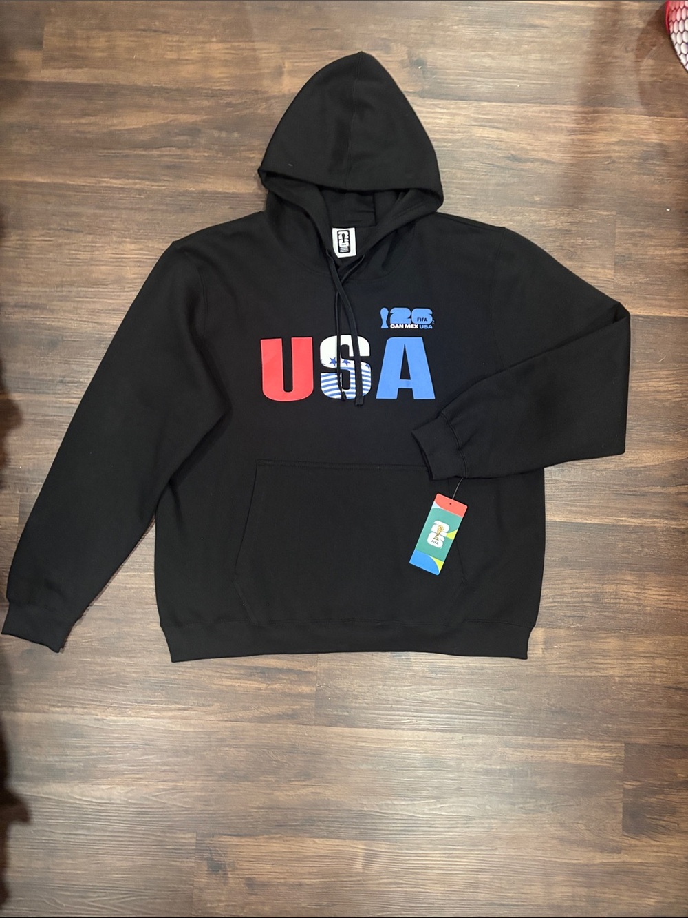 Fanatics FIFA 2026 USA World Cup Hoodie Black XXL NWT FIFA 2026 Hoodie